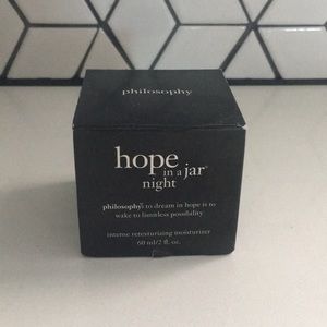 *SOLD* Philosophy hope in a jar night brand new